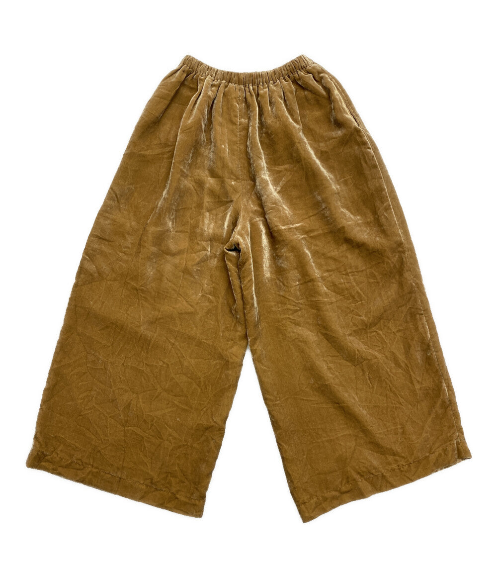 COMME des GARCONS ベロアワイドパンツ ベージュ GP-05012 メンズ SIZE M コムデギャルソン