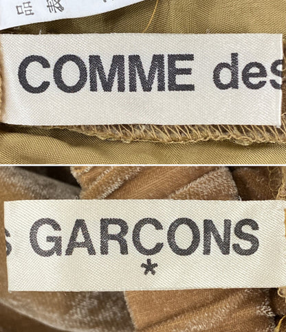 COMME des GARCONS ベロアワイドパンツ ベージュ GP-05012 メンズ SIZE M コムデギャルソン