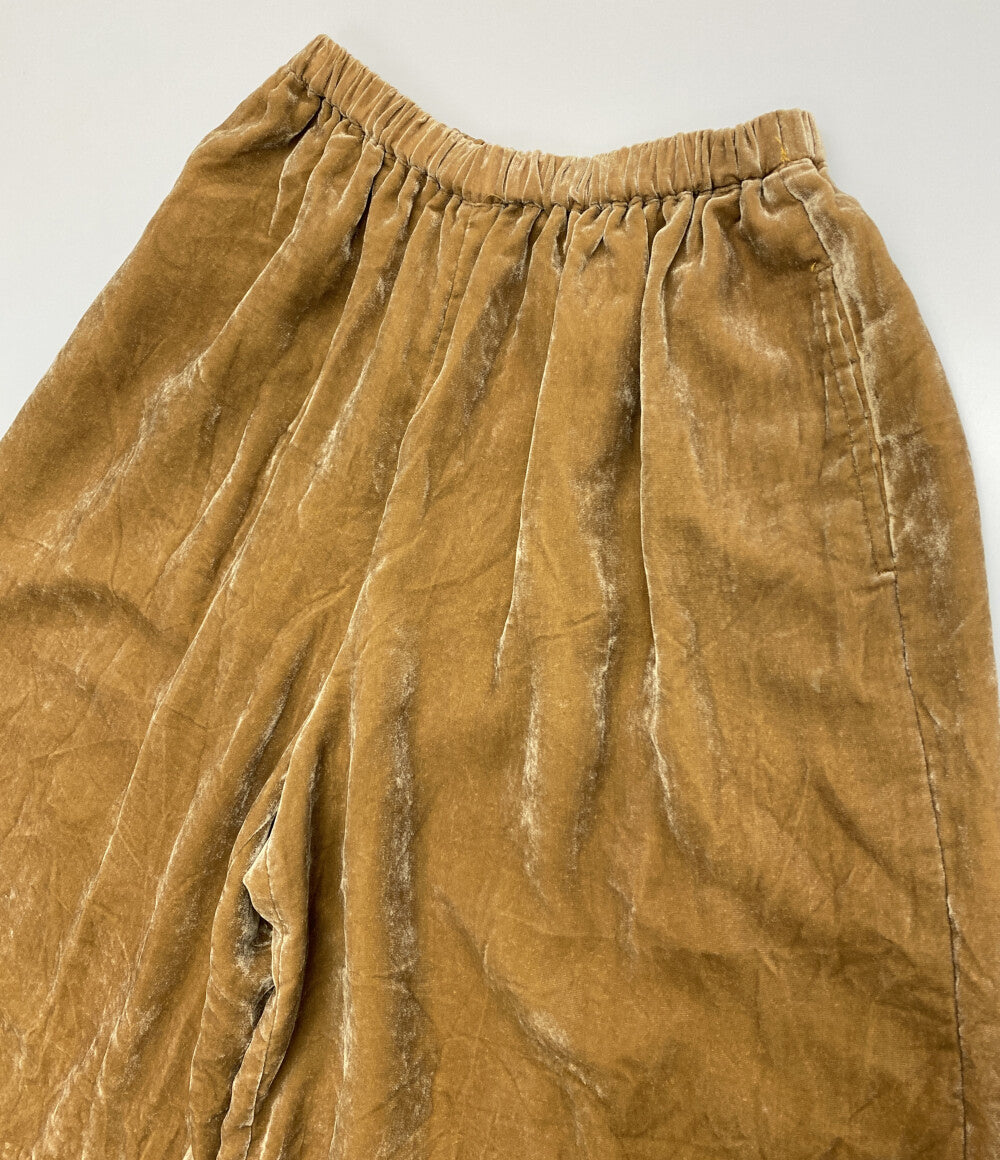 COMME des GARCONS ベロアワイドパンツ ベージュ GP-05012 メンズ SIZE M コムデギャルソン