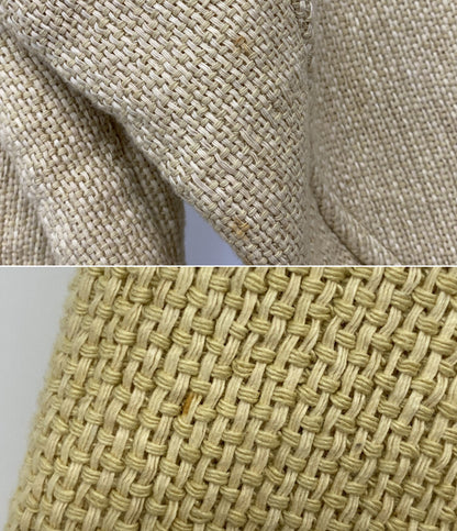 ISSEY MIYAKE 80s 筆タグ 変形ノーカラージャケット クリーム レディース SIZE 9 イッセイミヤケ