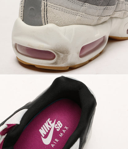 NIKE スニーカー SB エアマックス95 Summit White and Cactus Flower HF7545-100 メンズ SIZE 26.5cm ナイキ