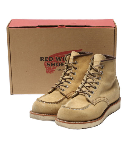 RED WING ブーツ classic moc toe ベージュ 8833 メンズ SIZE 25.5cm レッドウィング