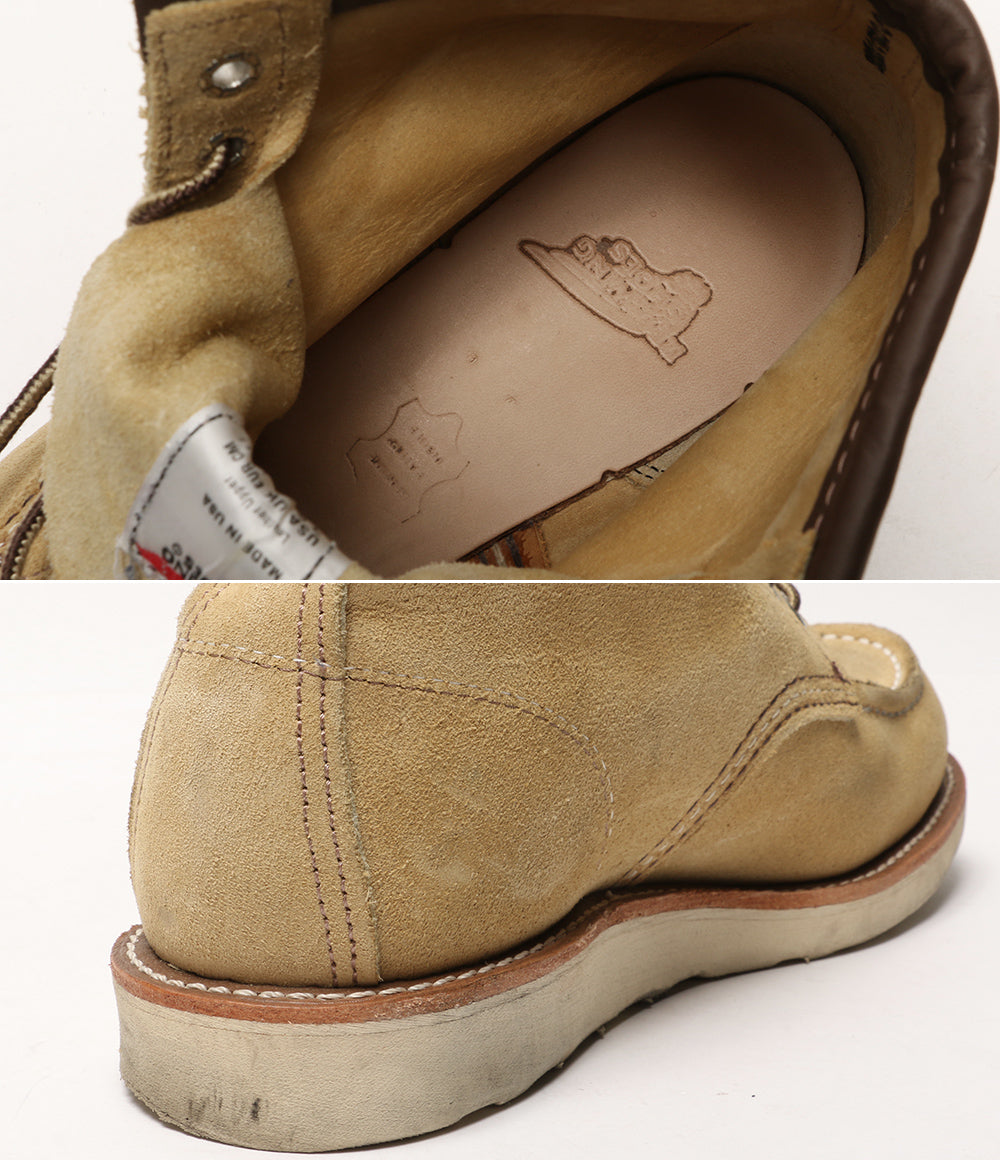 RED WING ブーツ classic moc toe ベージュ 8833 メンズ SIZE 25.5cm レッドウィング