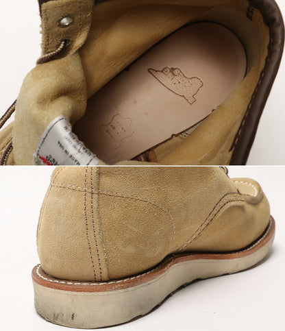 RED WING ブーツ classic moc toe ベージュ 8833 メンズ SIZE 25.5cm レッドウィング