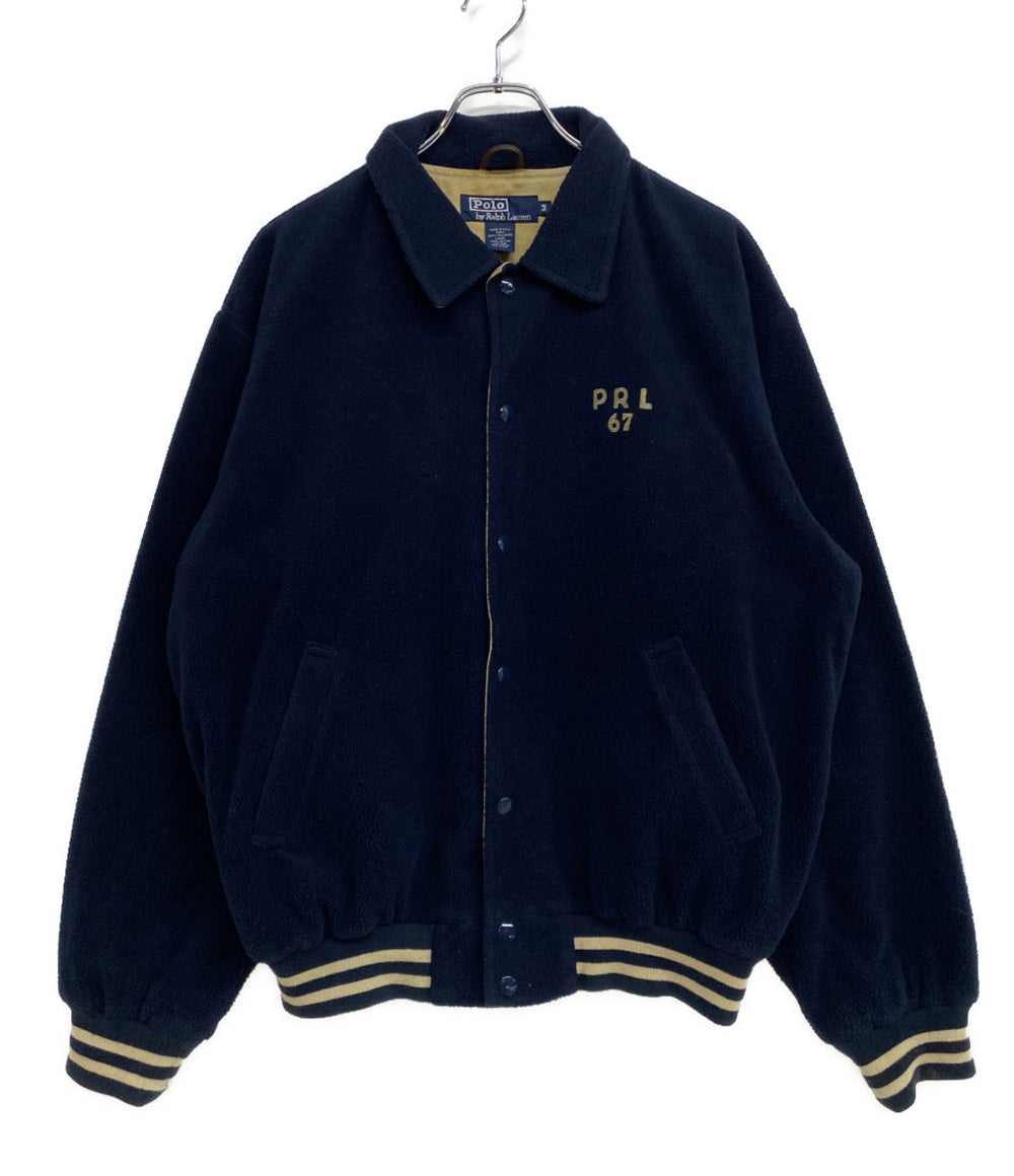 POLO RALPH LAUREN スタジャン 90s USA製 PRL67 バックロゴ メンズ SIZE M ポロ・ラルフローレン