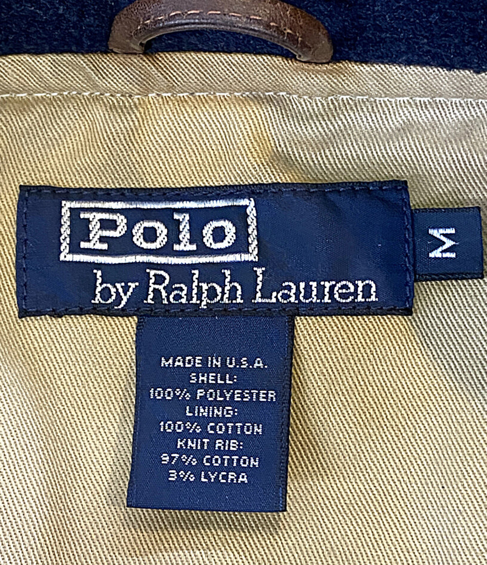POLO RALPH LAUREN スタジャン 90s USA製 PRL67 バックロゴ メンズ SIZE M ポロ・ラルフローレン