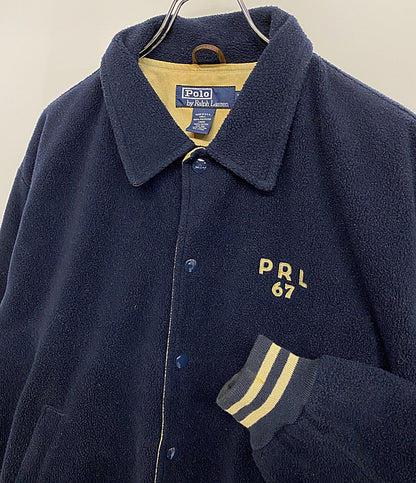 POLO RALPH LAUREN スタジャン 90s USA製 PRL67 バックロゴ メンズ SIZE M ポロ・ラルフローレン