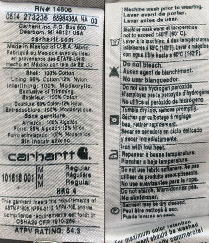 Carhartt トラディショナルジャケット USA製 ブラック メンズ SIZE M カーハート