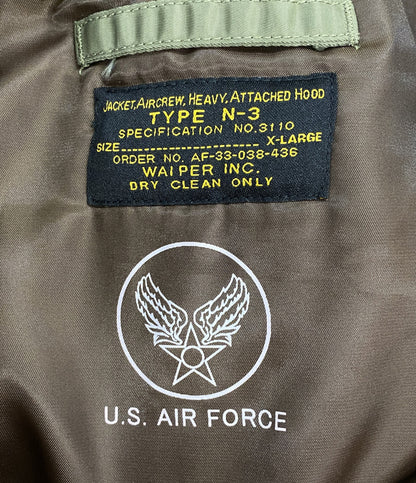 WAIPER ワイパー フライトジャケット N-3 オリーブ メンズ SIZE XL