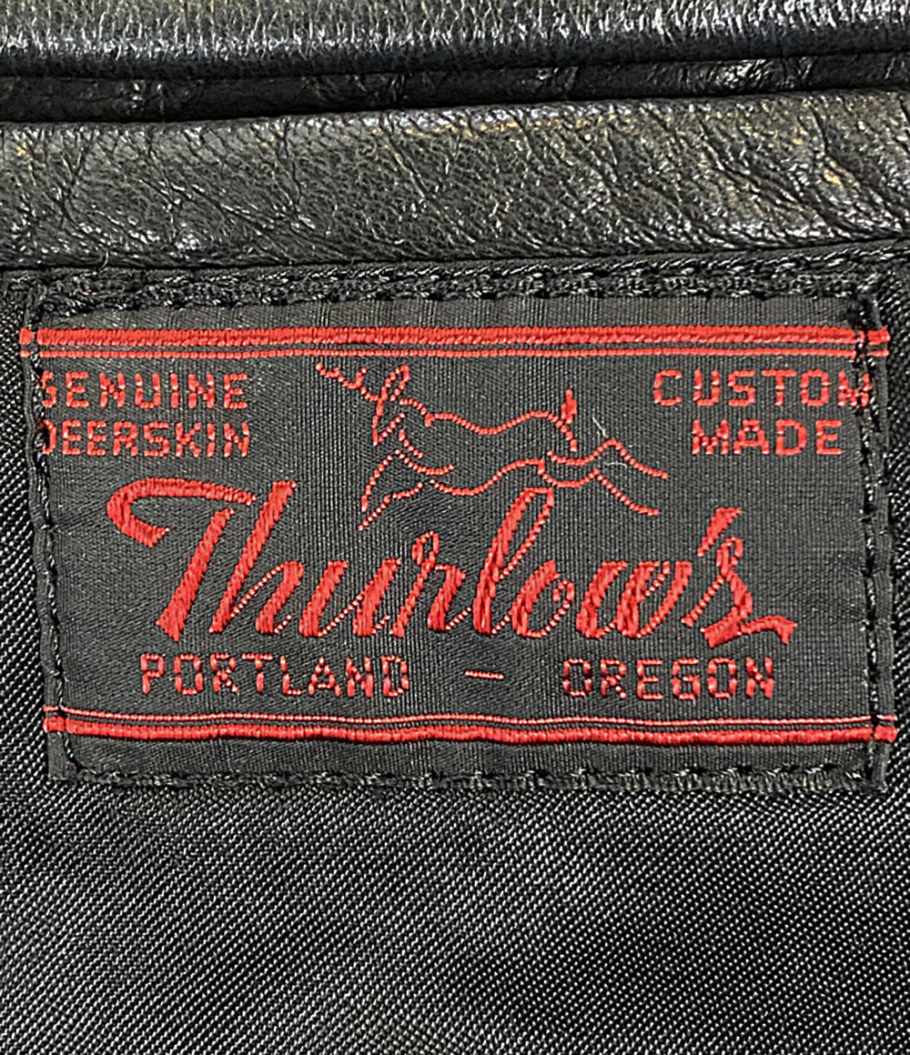 Thurlow's サーロウ ジャケット PIONEER TAILORING Co ディアスキン メンズ SIZE 40