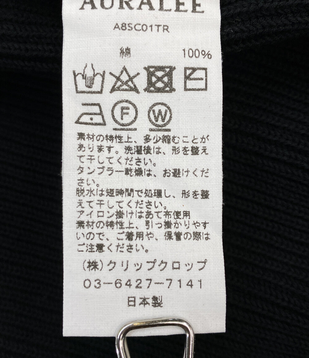 美品 AURALEE カーディガン SUPER HARD TWIST RIB KNIT CARDIGAN A8SC01TR メンズ SIZE 4 オーラリー