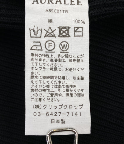 美品 AURALEE カーディガン SUPER HARD TWIST RIB KNIT CARDIGAN A8SC01TR メンズ SIZE 4 オーラリー