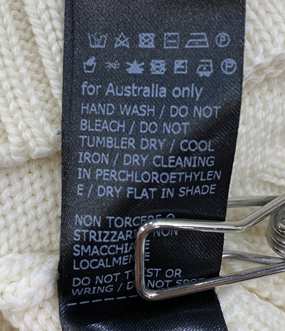 美品 ZANONE カーディガン CHIOTO スタンドカラーカーディガン ホワイト メンズ SIZE 46 ザノーネ