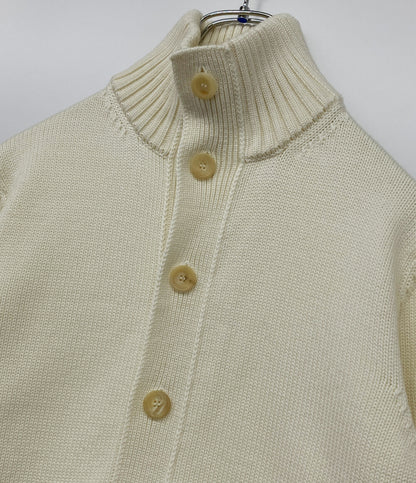 美品 ZANONE カーディガン CHIOTO スタンドカラーカーディガン ホワイト メンズ SIZE 46 ザノーネ