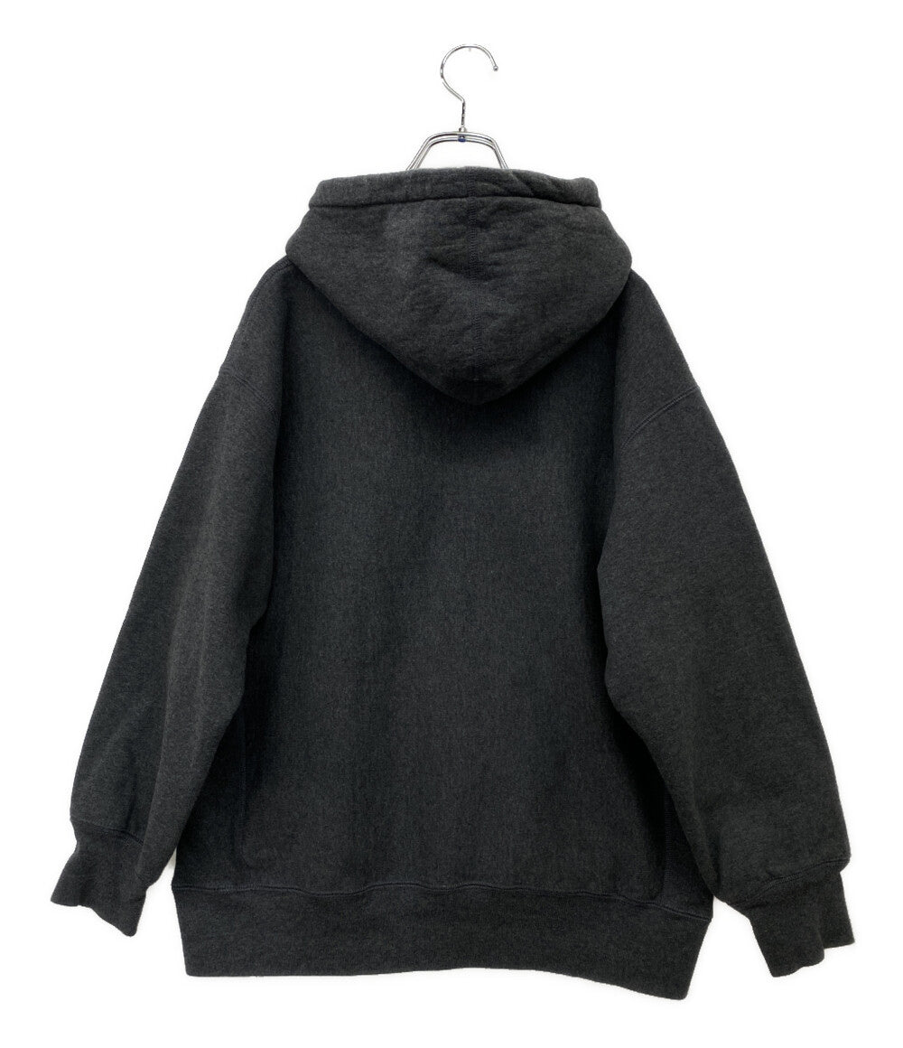 Supreme パーカー　21aw シュプリーム パーカー 21AW Box Logo チャコールグレー メンズ SIZE S