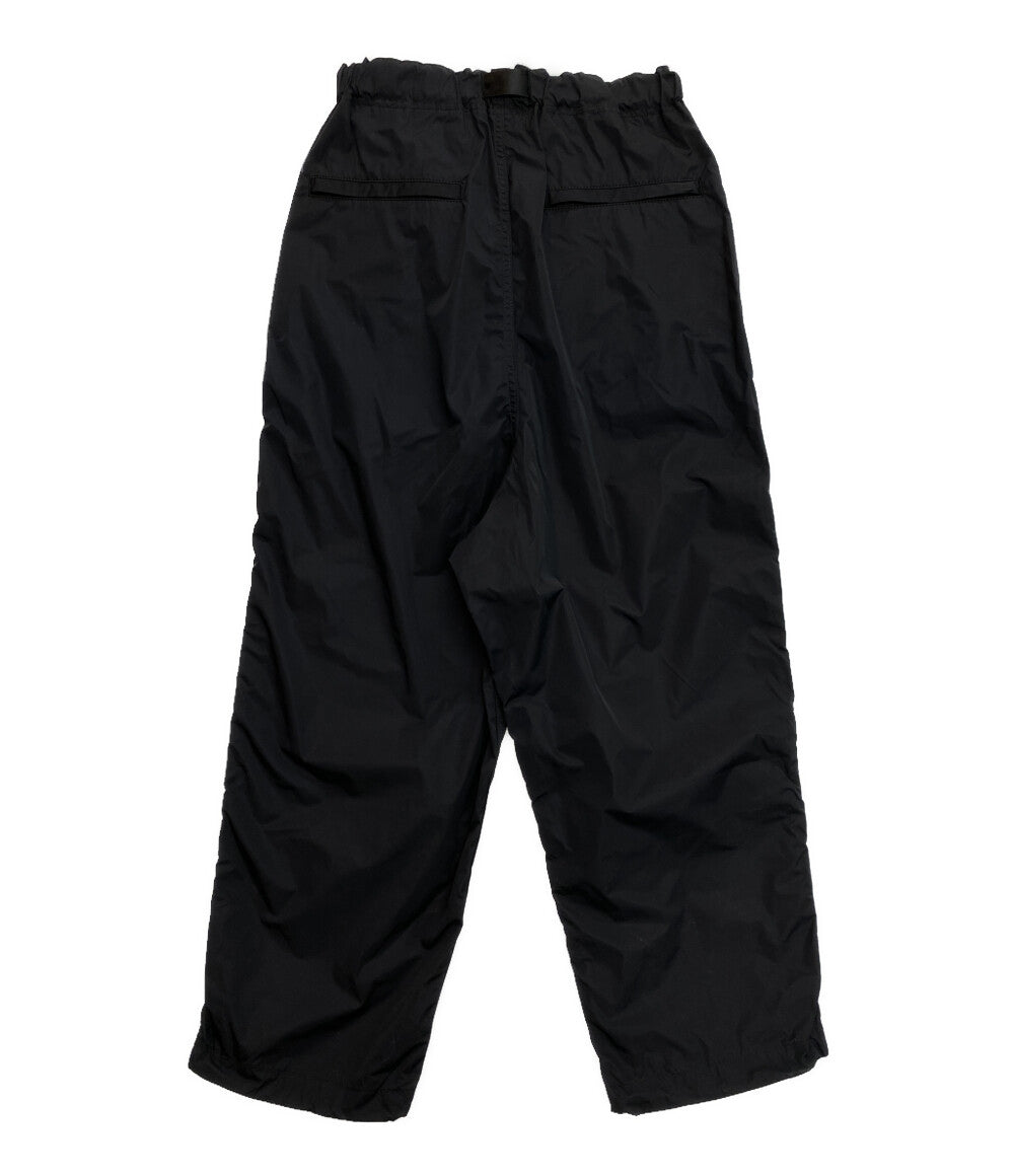 美品 COMME des GARCONS HOMME ナイロンタフタテーパードパンツ 25SS HQ-P007 ブラック メンズ SIZE S コムデギャルソンオム