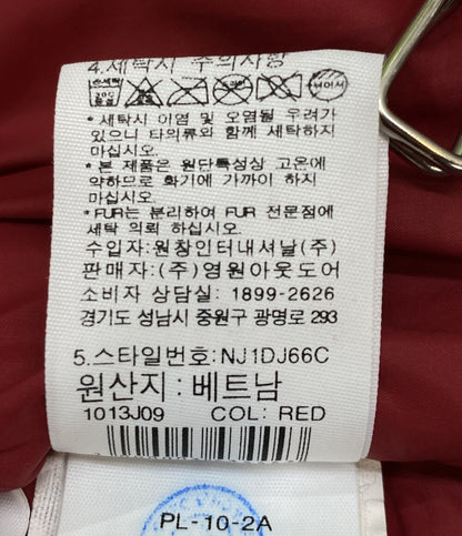 THE NORTH FACE ダウンジャケット NJ1DJ66C レッド メンズ SIZE M ザ・ノースフェイス