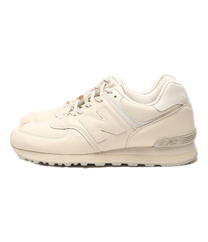 美品 new balance スニーカー OFF WHITE LEATHER OU576OW メンズ SIZE USA 9 ニューバランス