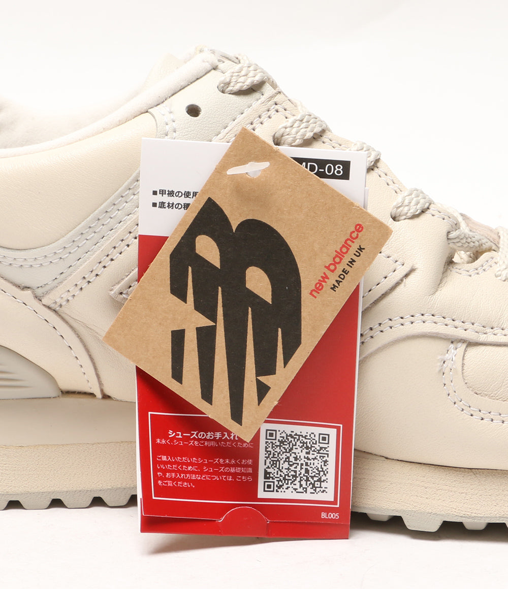 美品 new balance スニーカー OFF WHITE LEATHER OU576OW メンズ SIZE