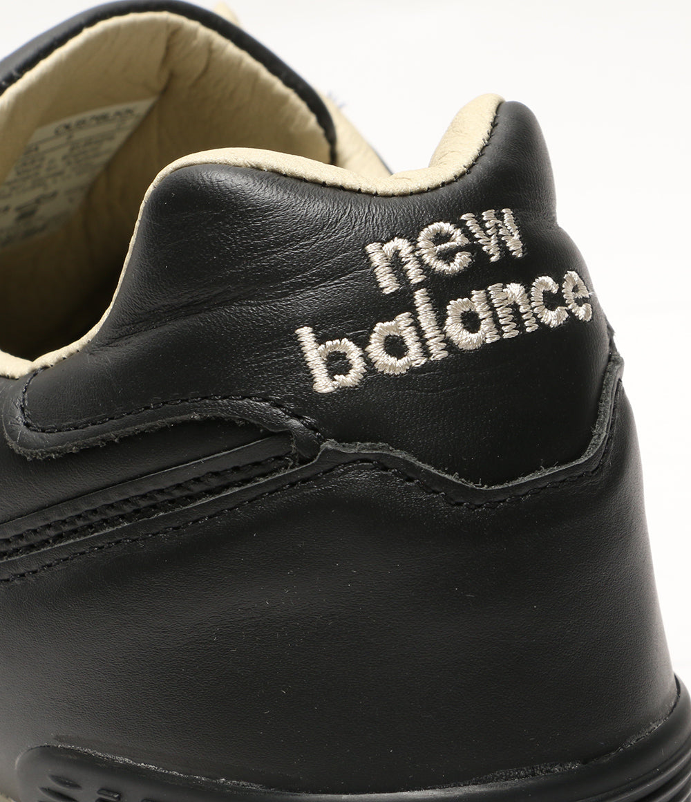 美品 new balance スニーカー レザー ブラック OU576LKK メンズ SIZE
