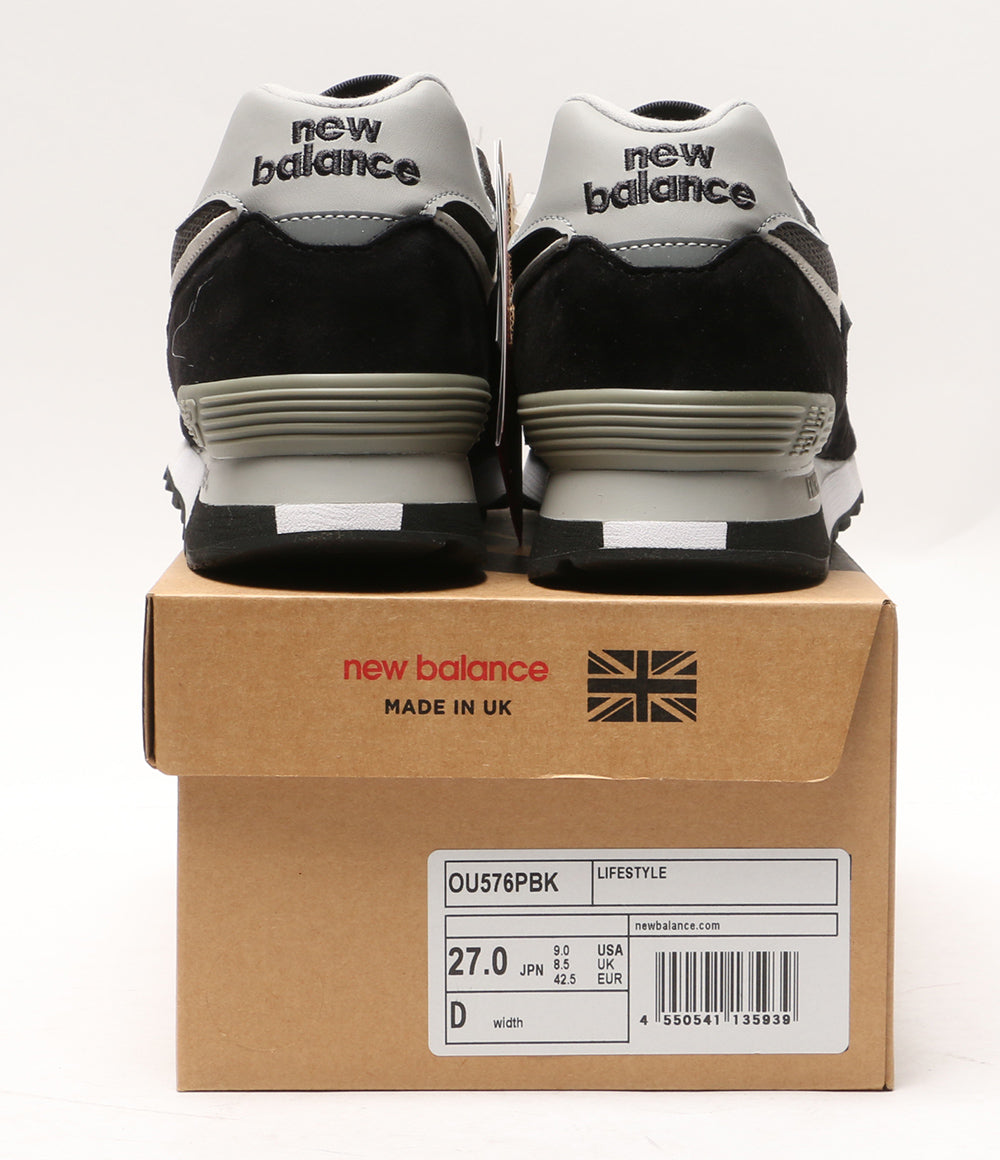 美品 new balance スニーカー ブラック OU576PBK メンズ SIZE USA 9 ニューバランス