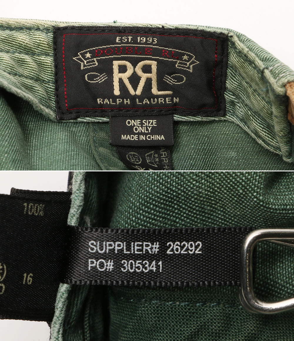 RRL コットンツイルキャップ 6パネル グリーン メンズ SIZE ONE SIZE ダブルアールエル