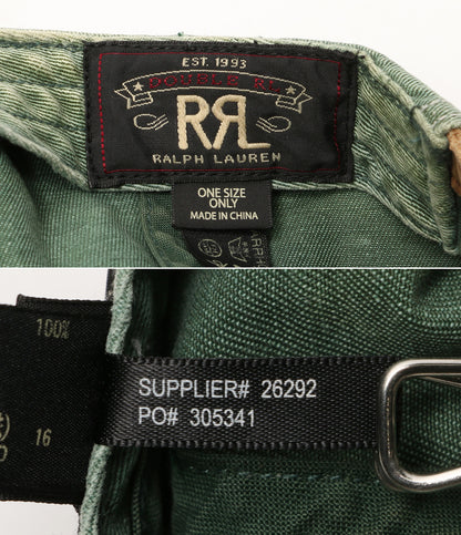 RRL コットンツイルキャップ 6パネル グリーン メンズ SIZE ONE SIZE ダブルアールエル