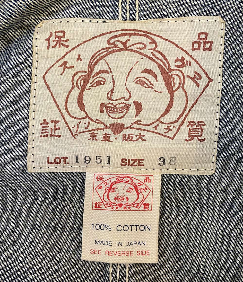 EVISU エヴィス カバーオール LOT1951 インディゴブルー メンズ SIZE 38