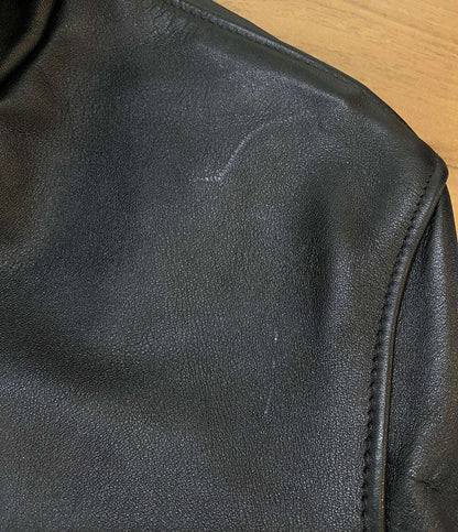 SCHOTT トラッカージャケット レザー USA製 ブラック メンズ SIZE 42 ショット