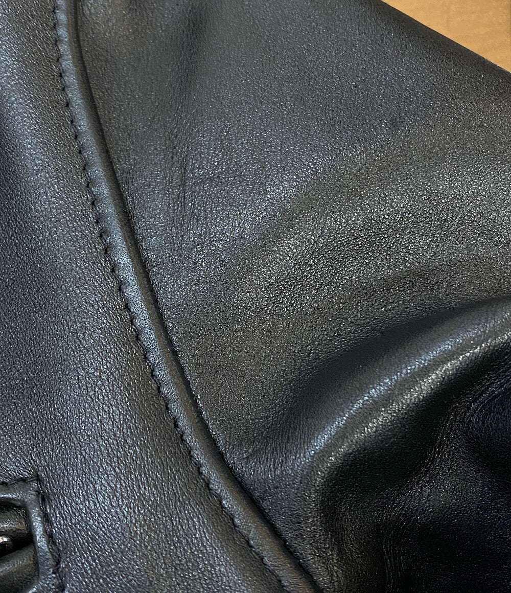 SCHOTT トラッカージャケット レザー USA製 ブラック メンズ SIZE 42