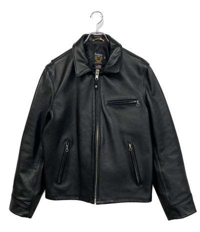 SCHOTT トラッカージャケット レザー USA製 ブラック メンズ SIZE 42 ショット