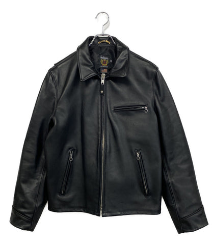 SCHOTT トラッカージャケット レザー USA製 ブラック メンズ SIZE 42 ショット