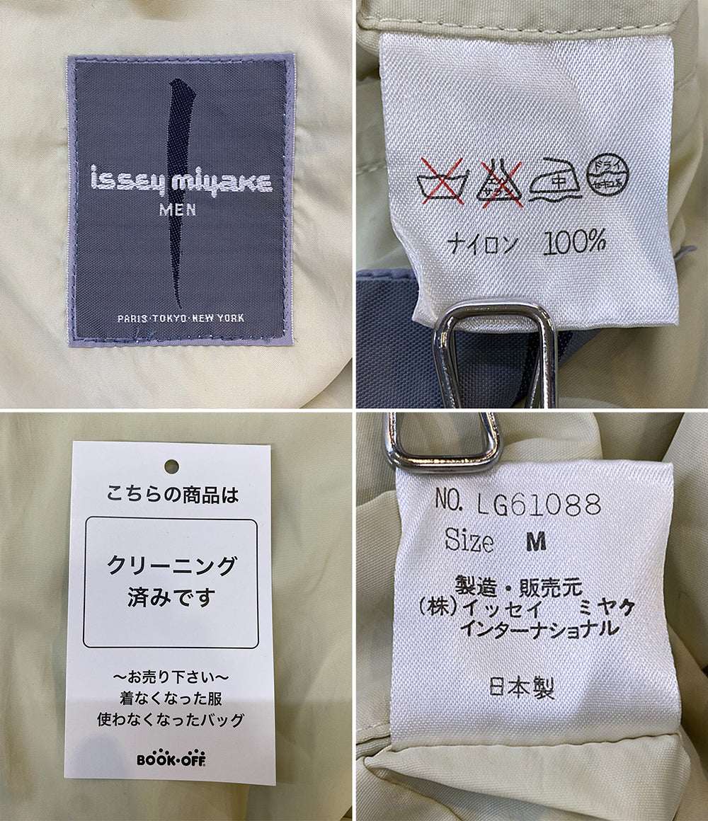ISSEY MIYAKE MEN ナイロンロングコート 筆タグ 80s メンズ SIZE M イッセイミヤケ メン