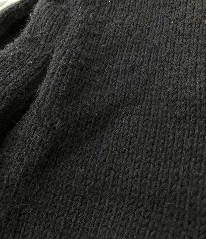 YOHJI YAMAMOTO POUR HOMME ウールニットロングコート ブラック HB-K47-188 メンズ SIZE - ヨウジヤマモトプールオム