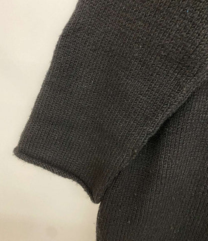 YOHJI YAMAMOTO POUR HOMME ウールニットロングコート ブラック HB-K47-188 メンズ SIZE - ヨウジヤマモトプールオム