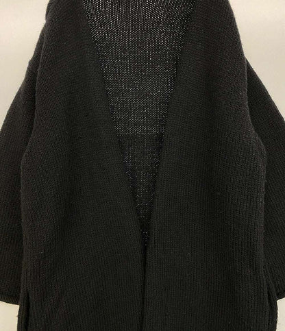 YOHJI YAMAMOTO POUR HOMME ウールニットロングコート ブラック HB-K47-188 メンズ SIZE - ヨウジヤマモトプールオム