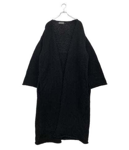 YOHJI YAMAMOTO POUR HOMME ウールニットロングコート ブラック HB-K47-188 メンズ SIZE - ヨウジヤマモトプールオム