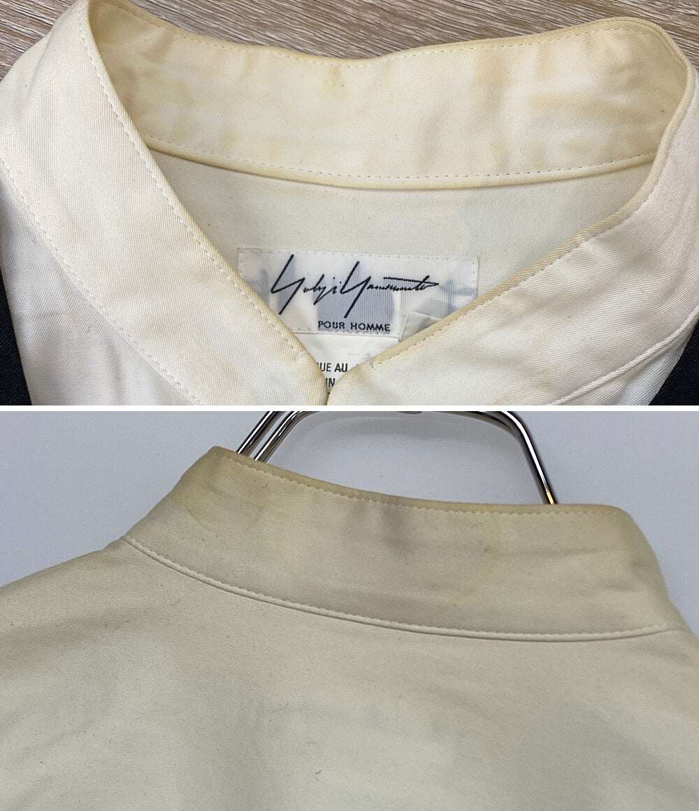YOHJI YAMAMOTO POUR HOMME ドッキングシャツ 敗残兵期 08SS メンズ SIZE 3 ヨウジヤマモトプールオム