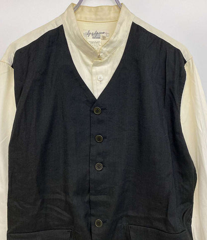 YOHJI YAMAMOTO POUR HOMME ドッキングシャツ 敗残兵期 08SS メンズ SIZE 3 ヨウジヤマモトプールオム