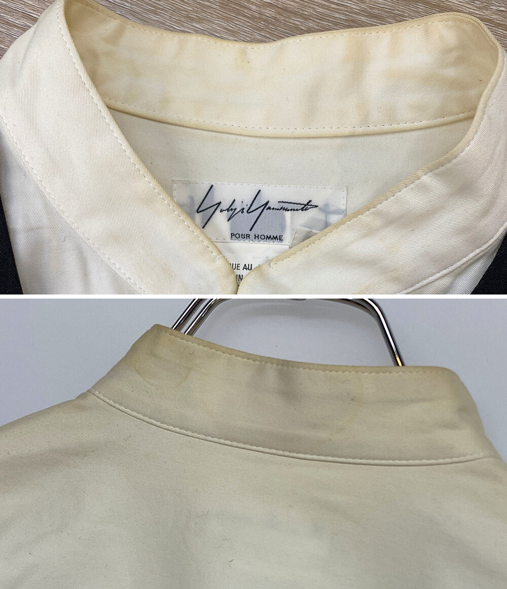 YOHJI YAMAMOTO POUR HOMME ドッキングシャツ 敗残兵期 08SS メンズ SIZE 3 ヨウジヤマモトプールオム