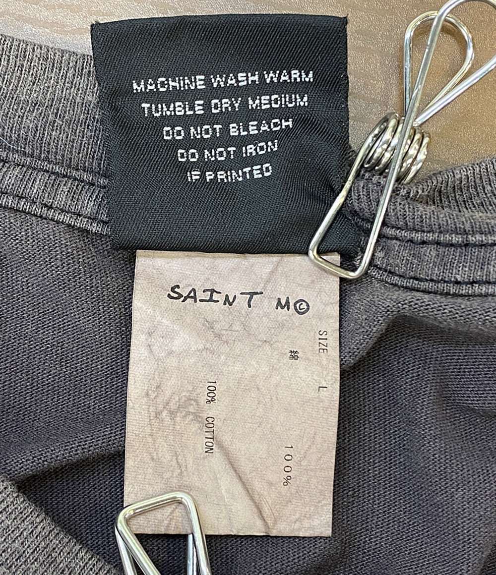 SAINT MICHAEL 半袖Ｔシャツ ヴィンテージ加工Tee 22SS メンズ SIZE L セントマイケル