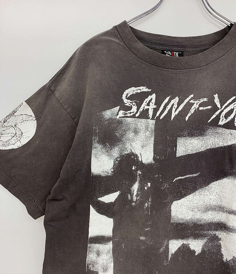 SAINT MICHAEL 半袖Tシャツ ヴィンテージ加工Tee 22SS メンズ SIZE L