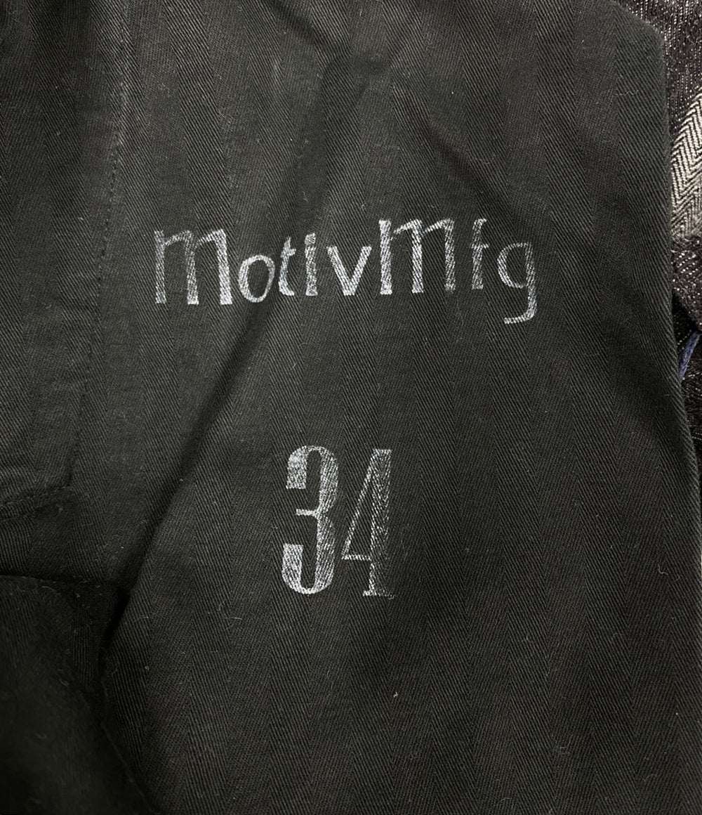 MotivMfg モチーフエムエフジー デニムパンツ 2タック ツイル 23AW メンズ SIZE 34