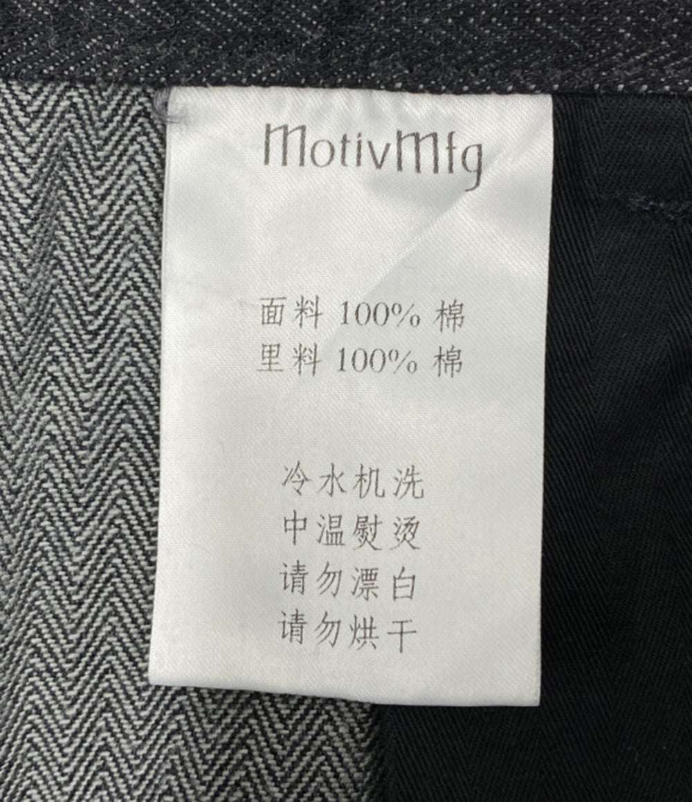 MotivMfg モチーフエムエフジー デニムパンツ 2タック ツイル 23AW メンズ SIZE 34
