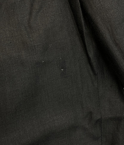 COMME des GARCONS HOMME PLUS リネンスラックスパンツ ブラック 80s PP-11041M メンズ SIZE M コムデギャルソンオムプリュス