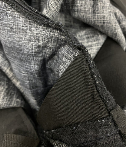 COMME des GARCONS HOMME PLUS リネンスラックスパンツ ブラック 80s PP-11041M メンズ SIZE M コムデギャルソンオムプリュス
