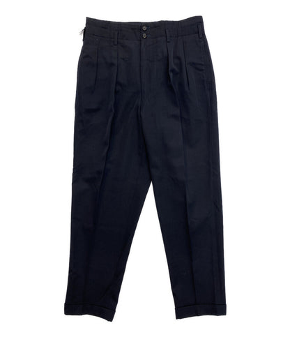 COMME des GARCONS HOMME PLUS 2タックスラックスパンツ ネイビー 90ss PP-11072M メンズ SIZE M コムデギャルソンオムプリュス