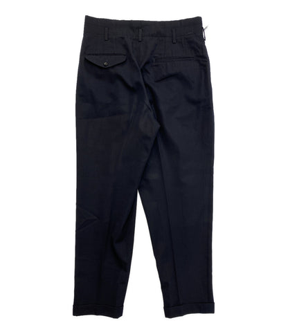 COMME des GARCONS HOMME PLUS 2タックスラックスパンツ ネイビー 90ss PP-11072M メンズ SIZE M コムデギャルソンオムプリュス