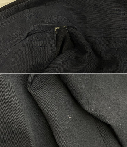 COMME des GARCONS HOMME PLUS 2タックスラックスパンツ ネイビー 90ss PP-11072M メンズ SIZE M コムデギャルソンオムプリュス