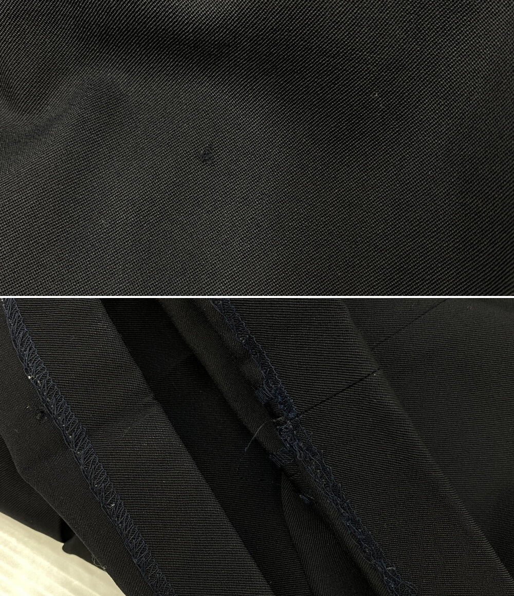 COMME des GARCONS HOMME PLUS 2タックスラックスパンツ ネイビー 90ss